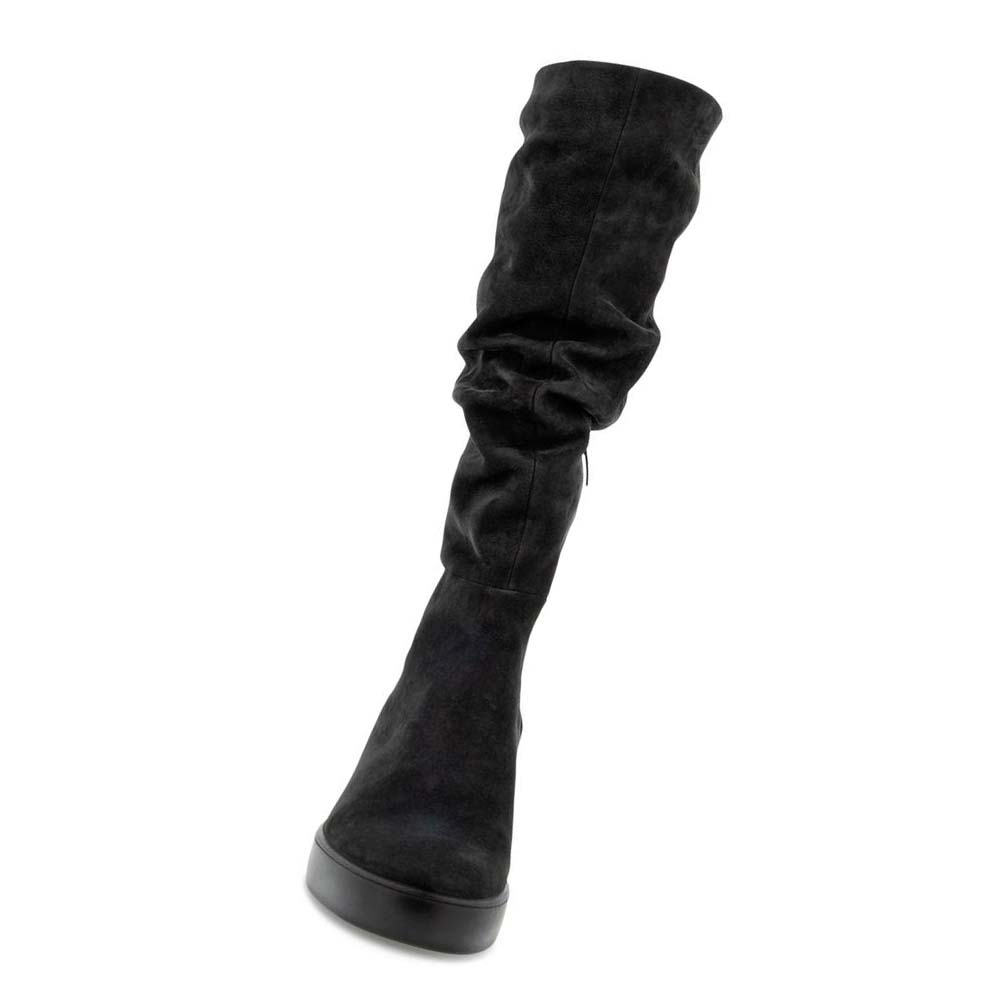 Women's Ecco Shape Sculpted Motion 35 Slouch Boots Black | Canada 34TCE